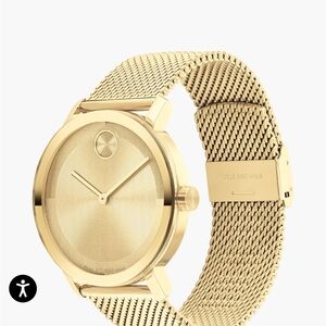 Movado Gold Mesh Watch